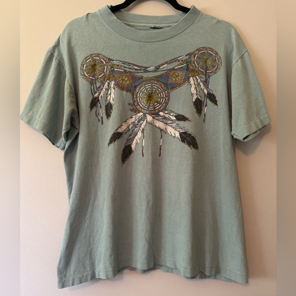 Green Graphic Polo T-Shirt Short Sleeve